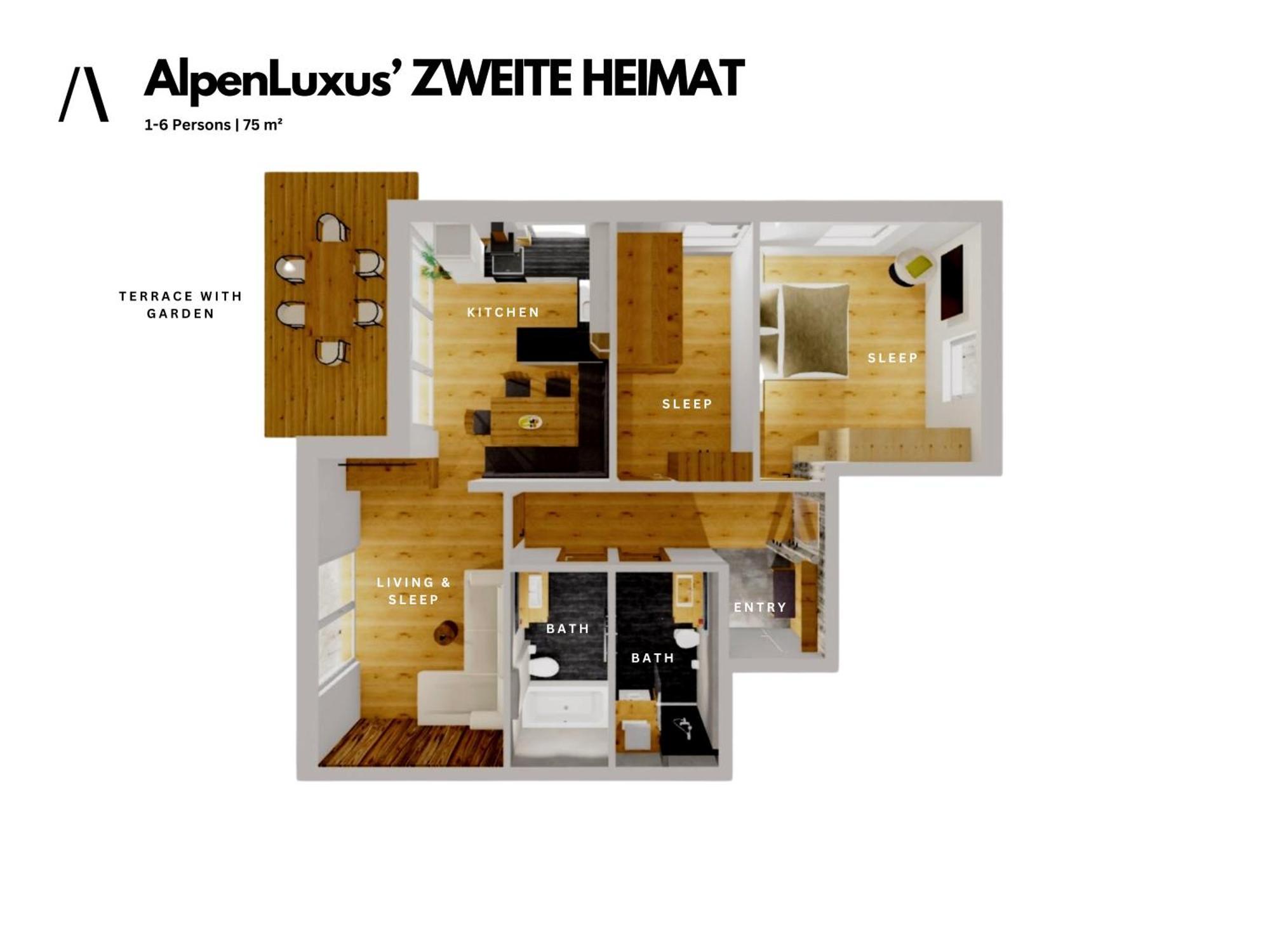 Zweite Heimat - Garden & Underground Parking Space By Alpenluxus Appartements フューゲン エクステリア 写真